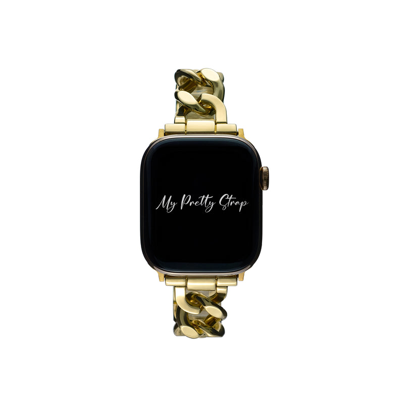 Women Luxury Apple Watch Strap – Gold